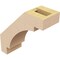 Ekena Millwork 3-inch W x 8-inch D x 8-inch H Merced Rough Cedar Woodgrain TimberThane Knee Brace, Primed BRCUR03X08X08MRCRCPR - alternate 6